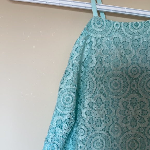 Worn once, adjustable lace spaghetti strap dress - Picture 2 of 4